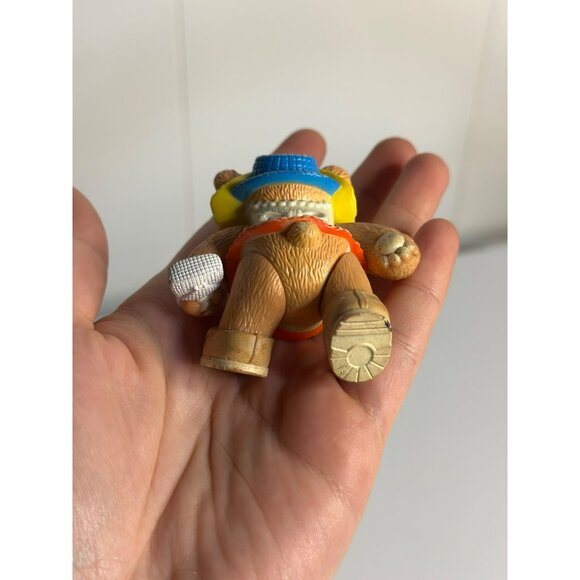 VTG 1984 Cabbage Patch Kids Furskins Bear Figurine – Poseable, 2.5" White Outfit - Picture 5 of 6